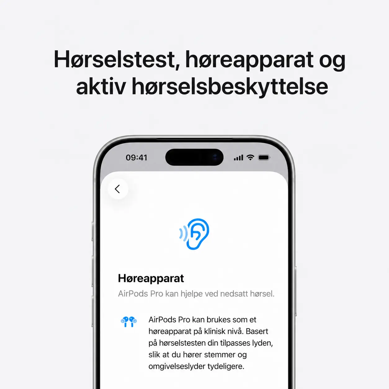 AirPods Pro 3 livsstilsbilde
