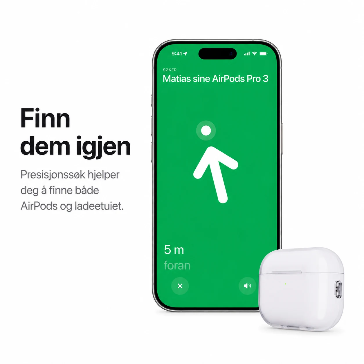 Finn dem igjen med Presisjonssøk