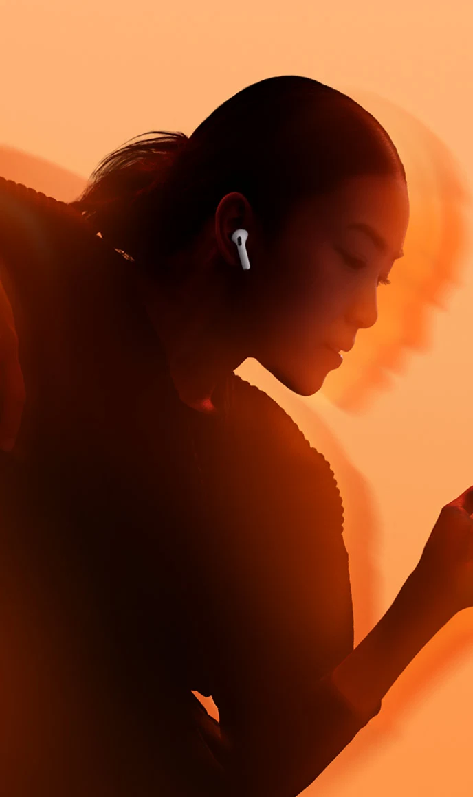 AirPods 4 i bruk