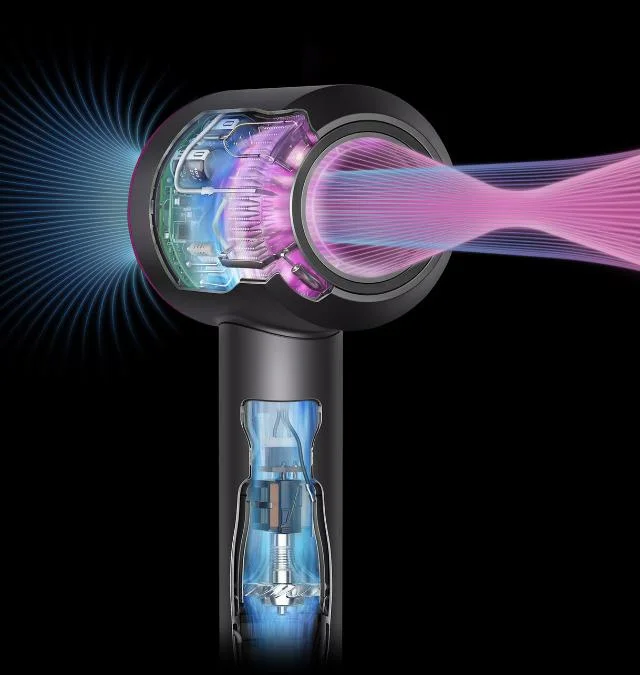Dyson Supersonic luftstrøm og varmekontroll
