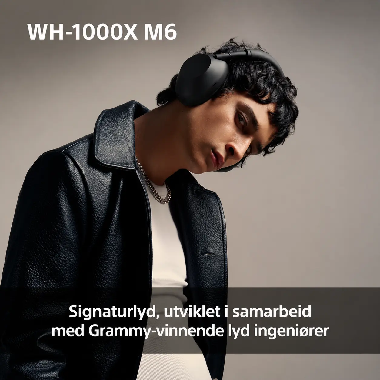 Sony WH-1000XM6 med kraftig lyd